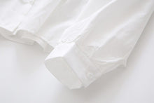 Load image into Gallery viewer, Fashion Fake Two Piece Shirts Women Sweet Fresh Peter Pan Collar Tops Long Sleeve 2022 Patchwork Elegant Lace Blouses Femme