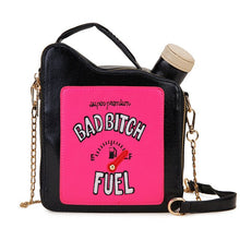 Load image into Gallery viewer, Fashion Fun Embroidery Letters Gasoline Bottle Crossbody Bag for Women Purses and Handbags Shoulder Chain Bag Girl&#39;s Purses