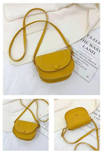 Load image into Gallery viewer, Fashion New Women Crossbody Shoulder Bag Retro Saddle PU Leather Small Purse Ladies Pure Color Bags