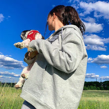 Load image into Gallery viewer, Fashion Oversized Butterfly Graphic Rhinestone Zip Up Hoodies 90s Streetwear Diamond Grey Long Jacket Autumn