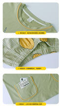 Load image into Gallery viewer, Fashion Partysu Pajamas For Girls Summer Thin Cotton Home Wear Outside Suitable Casual Sleepwear Avocado Green Comfort Pajamas