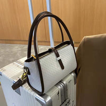 Load image into Gallery viewer, Fashion Plaid Handbags Korean Style Trendy One Shoulder Hit Color Crossbody Textured Shoulder Bag