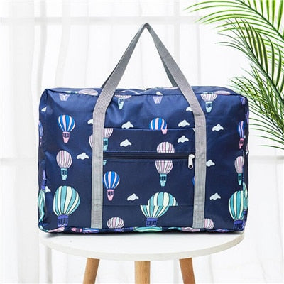 Fashion Printing Foldable Travel Bag unisex Large Capacity Bag Luggage Women WaterProof Handbags Men Travel Bags Free Shipping
