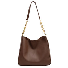 Load image into Gallery viewer, Fashion Shoulder Bags Ladies Casual Bucket Bags Luxury Designer Women&#39;s Bags Solid Color Retro Shoulder Bags Chain Bags