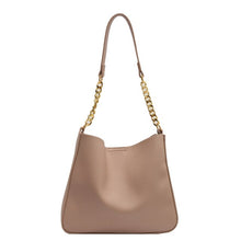 Load image into Gallery viewer, Fashion Shoulder Bags Ladies Casual Bucket Bags Luxury Designer Women&#39;s Bags Solid Color Retro Shoulder Bags Chain Bags