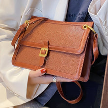 Load image into Gallery viewer, Fashion Small PU Leather Crossbody Bag for Women 2022 Luxury Brand Designer One Shoulder Handbag and Purses In Trend