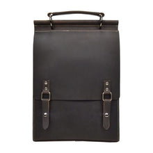 Load image into Gallery viewer, Fashion Women Genuine Leather Backpack Solid Cow Leather School Daypack For Girls Functional Waterproof Backpack Mochila