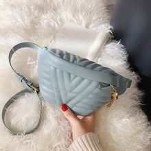 Load image into Gallery viewer, Fashion Women Messenger Belt Bag Pack leather Waist Bags Girl Travel Small Fanny Chest Pack Bolsas Ladies Mini Shoulder Bag