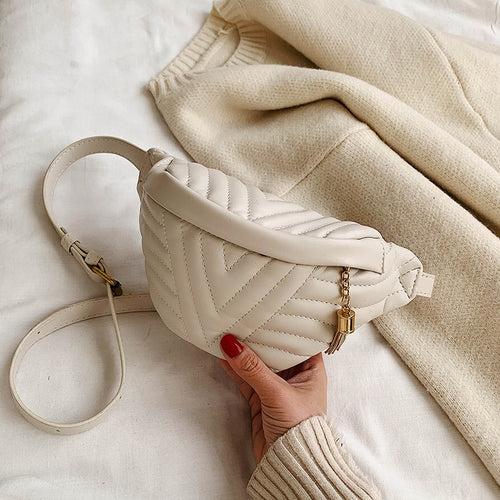 Fashion Women Messenger Belt Bag Pack leather Waist Bags Girl Travel Small Fanny Chest Pack Bolsas Ladies Mini Shoulder Bag