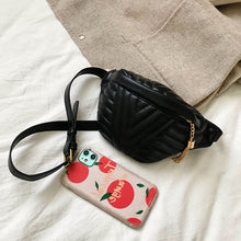 Load image into Gallery viewer, Fashion Women Messenger Belt Bag Pack leather Waist Bags Girl Travel Small Fanny Chest Pack Bolsas Ladies Mini Shoulder Bag