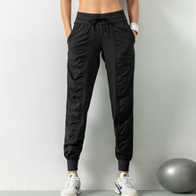 Load image into Gallery viewer, Fashion Women Solid Jogger Pants Autumn Elastic Waist Long Trousers Ladies Loose Sport Sweatpants Harern Pants Streetwear