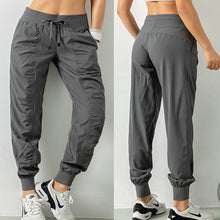 Load image into Gallery viewer, Fashion Women Solid Jogger Pants Autumn Elastic Waist Long Trousers Ladies Loose Sport Sweatpants Harern Pants Streetwear