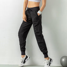 Load image into Gallery viewer, Fashion Women Solid Jogger Pants Autumn Elastic Waist Long Trousers Ladies Loose Sport Sweatpants Harern Pants Streetwear