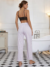 Load image into Gallery viewer, Fashon Lace Bralette Pant Suit Women&#39;s Nightwear Sexy Sleepwear Dot Print Pajamas Set Girls Summer Clothes