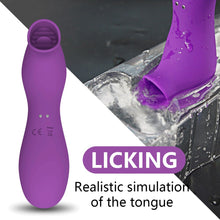 Load image into Gallery viewer, Female Sucking Vibrator Clit Sucker Clitoris Stimulator Female Masturbator Nipple Licking Tongue Oral Adult Sex Toys for Women