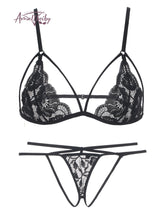 Load image into Gallery viewer, French Bra and Panty Underwear Set Lace Sexy Push-up Bras Lingerie Sets Comfortable Brassiere Wire Free Embroidery Lace Bralette