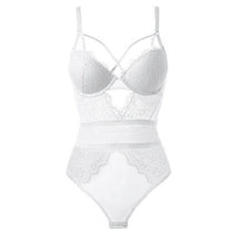 Load image into Gallery viewer, French Brand Sexy Lace Underwear Bodycon Hollow Women Super Push Up Bra Set Summer Ultrathin Transparent Onesies Underwear Sets