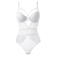 Load image into Gallery viewer, French Brand Sexy Lace Underwear Bodycon Hollow Women Super Push Up Bra Set Summer Ultrathin Transparent Onesies Underwear Sets