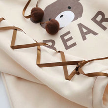 Load image into Gallery viewer, Fresh Sweet Cartoon Cute Hoodies Fall Women Fashion Bandage Kawaii Tops Hooded Sweatshirts Autumn Fleece Thick Hoodie Femme