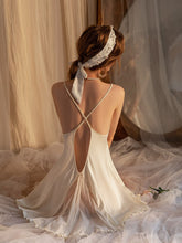 Load image into Gallery viewer, Front Buttom Ruffles Pajamas Women&#39;s Sleepwear Sexy Nightdress Ice Silk Thin Lace Strap Sleep Tops with Panty Night Lingerie New