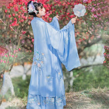Load image into Gallery viewer, Fuling embroidered Hanfu women&#39;s full-chested waist skirt big sleeve shirt heavy industry embroidery traditional Chinese Hanfu