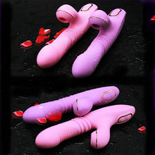 Load image into Gallery viewer, Full Automatic Retractable Female Masturbator with Tibe Yin Absorption Vibrating Rod Sex Toy Massage Adult Sex Products Dildo