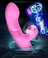 Load image into Gallery viewer, Full Automatic Retractable Female Masturbator with Tibe Yin Absorption Vibrating Rod Sex Toy Massage Adult Sex Products Dildo