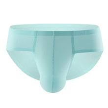 Load image into Gallery viewer, Gay Mens String Bikini Briefs Sexy Mens Panties Ice Silk Men Underwear Penis Seamless Brief Erotic Men Underpants Lingerie