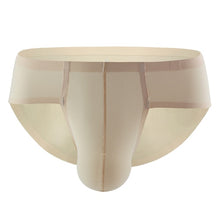 Load image into Gallery viewer, Gay Mens String Bikini Briefs Sexy Mens Panties Ice Silk Men Underwear Penis Seamless Brief Erotic Men Underpants Lingerie