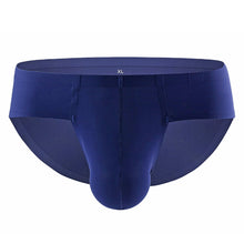 Load image into Gallery viewer, Gay Mens String Bikini Briefs Sexy Mens Panties Ice Silk Men Underwear Penis Seamless Brief Erotic Men Underpants Lingerie