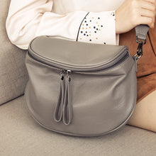 Load image into Gallery viewer, Genuine Leather Crossbody Bags For Women Shoulder Bag Women&#39;s Luxury Handbags Fashion Saddle Bag Female Tote Purse sac a main