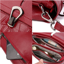 Load image into Gallery viewer, Genuine Leather Women Shoulder Bag 2021 Vintage Messenger Crossbody Bag Female Purse Totes Bag Soild Casual Cowhide Lady Handbag