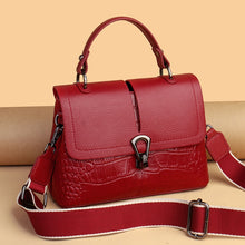 Load image into Gallery viewer, Genuine Leather Women Shoulder Bag 2021 Vintage Messenger Crossbody Bag Female Purse Totes Bag Soild Casual Cowhide Lady Handbag