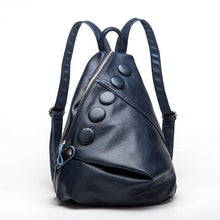Load image into Gallery viewer, Genuine Leather Women&#39;s Backpack Trend 2022 European and American Style Shoulder Bag Fashion Large Capacity Leisure Backpack New
