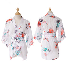 Load image into Gallery viewer, Girl Sexy Lingerie Nightgowns Clothes Party Kimono Dress Woman Sakura Japanese Style Geisha Costume Sexy Bathrobe Pajamas