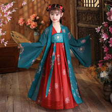 Load image into Gallery viewer, Girls Chinese Style Ancient Super Fairy Hanfu Skirt Children Costume Tang Suit Dress Child Princess Chinese Style Dress Stage
