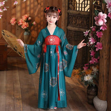 Load image into Gallery viewer, Girls Chinese Style Ancient Super Fairy Hanfu Skirt Children Costume Tang Suit Dress Child Princess Chinese Style Dress Stage