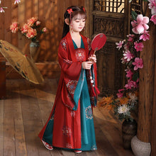 Load image into Gallery viewer, Girls Chinese Style Ancient Super Fairy Hanfu Skirt Children Costume Tang Suit Dress Child Princess Chinese Style Dress Stage