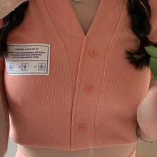 Load image into Gallery viewer, Good Quality Slim Thin Short V-neck Knitted Cardigan Top Female + High Waist All-match Skirt Conjuntos De Vestido Two-piece Sets