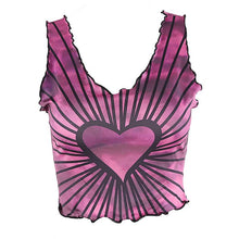 Load image into Gallery viewer, Goth Dark E-Girl Gothic Aesthetic Summer Tank Tops Harajuku Grunge Punk Women Bodycon Crop Top Slim Fashion Tie Dye Sexy Clothes