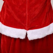 Load image into Gallery viewer, Gown Shawl Winter Christmas Dress Sexy Women Golden Velvet Cape Red Fantasy Santa Claus With Hat for Female Party