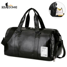 Load image into Gallery viewer, Gym Bag Leather Sports Bags Dry Wet Bags Men Training for Shoes Fitness Yoga Travel Luggage Shoulder Sac De Sport Bag XA512WD