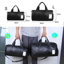Load image into Gallery viewer, Gym Bag Leather Sports Bags Dry Wet Bags Men Training for Shoes Fitness Yoga Travel Luggage Shoulder Sac De Sport Bag XA512WD