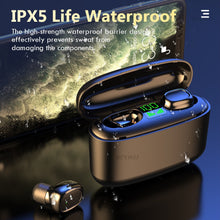 Load image into Gallery viewer, H&amp;A Wireless Headphones TWS Bluetooth Earphones 5.0 with Mic Sports Waterproof Headsets Touch Control Mini In-ear Music Earbuds