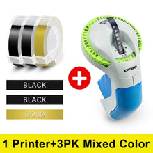Load image into Gallery viewer, 3D Label Machine For Dymo 12965 Manual Label Maker 3D Embossing Label Printer DIY Print 9mm Dymo 3D Embossing Tape PVC Label