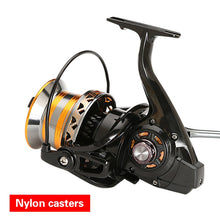 Load image into Gallery viewer, Large Far Throw Fishing Reel DH 9000-12000 Series Metal Bevel Cup Freshwater Reservoir Lure Distant Wheel