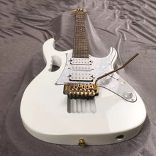 Load image into Gallery viewer, Guitar, 7V electric guitar, white luster, gold hardware, stock, fast delivery