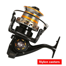 Load image into Gallery viewer, Large Far Throw Fishing Reel DH 9000-12000 Series Metal Bevel Cup Freshwater Reservoir Lure Distant Wheel