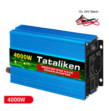 Load image into Gallery viewer, 1500W/2000W/2600W DC 12V to AC 220V Portable Car Power Inverter Charger Converter Adapter Universal EU Socket Auto accessories