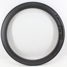 Load image into Gallery viewer, Newest 700C Road bike matt UD full carbon fibre bicycle wheels tubular clincher tubeless rims 50 60mm gloss black logo Free ship